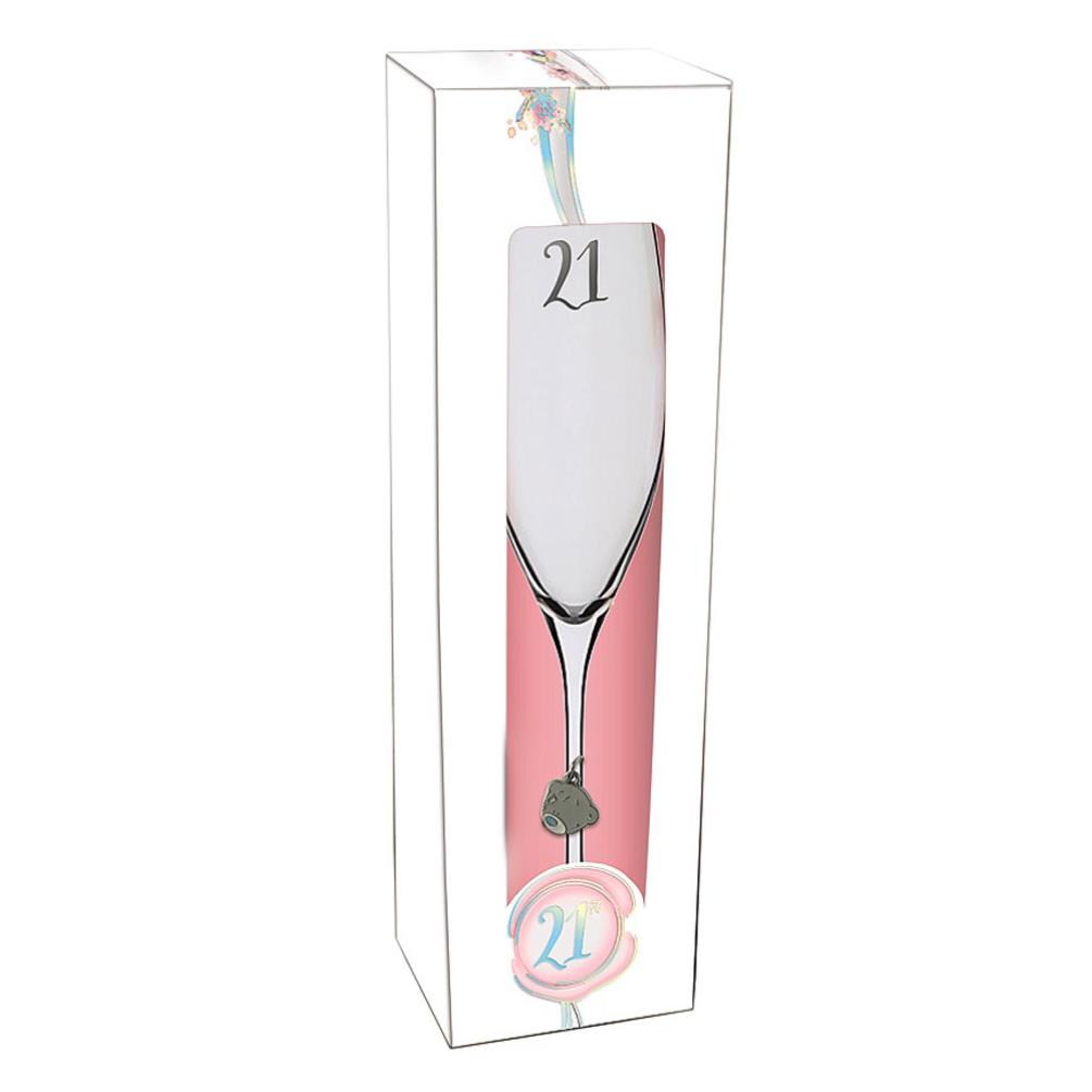 21st Birthday Me To You Bear Champagne Glass Extra Image 1